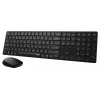 Wireless mouse RAPOO 8020M Black — 2.4 GHz optical, compact portable design