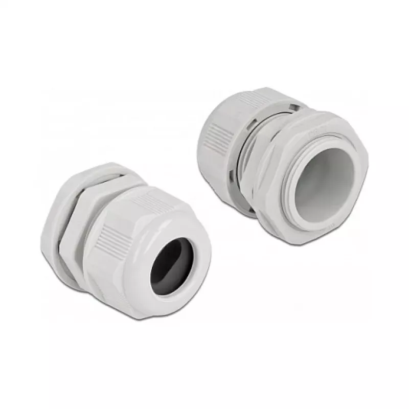 Cable Gland DeLOCK 60388 Grey Plastic 2 pc(s)
