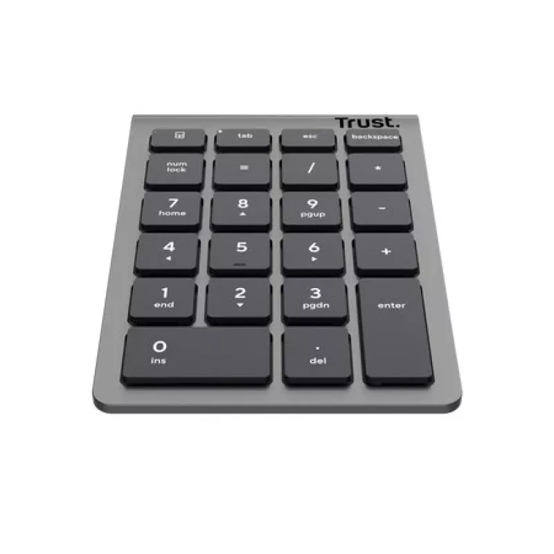 Numeric keypad TRUST Xalas 22-key RF Wireless scissor switch for Laptop/PC, Silver, 94 g