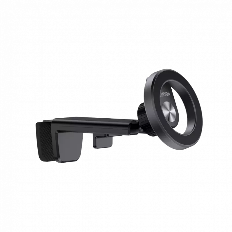 CANYON Magnetic travel holder OnGrip 11 — magnetic clip mount, Black, compact travel phone mount