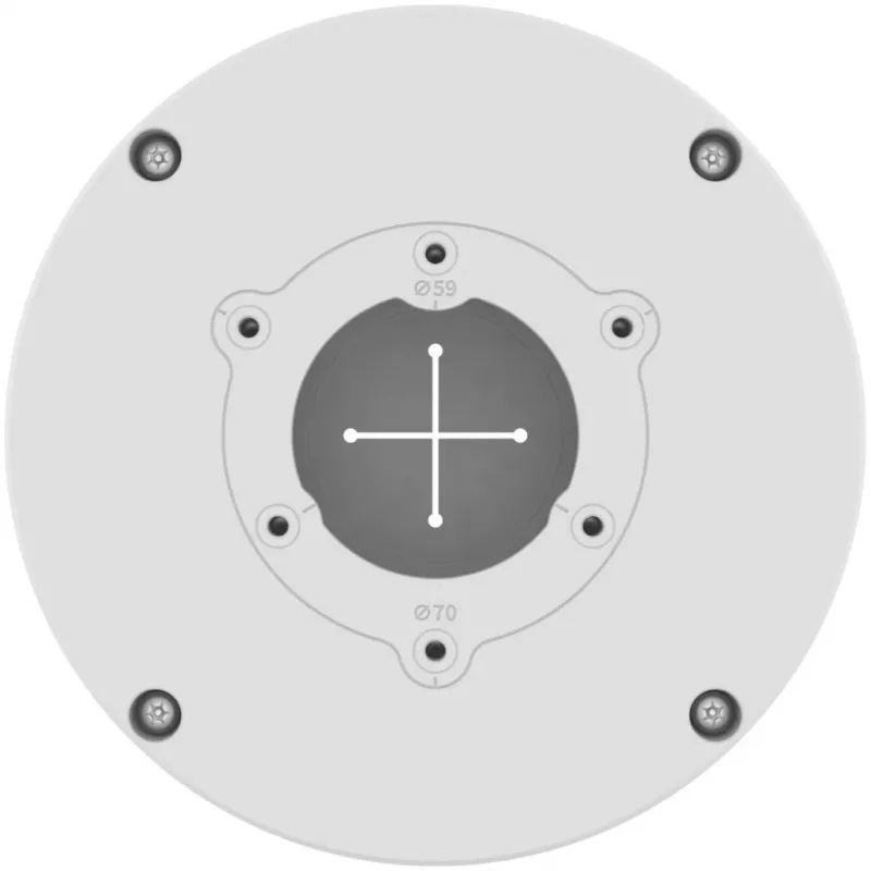 Connection box - aluminum - white for QNO-C8083R - QNO-C9083R