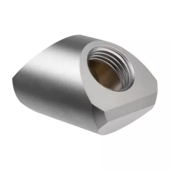 EK Water Blocks EK-Quantum Torque Adapter 90 degrees G1/4 IG to G1/4 IG Satin Titanium