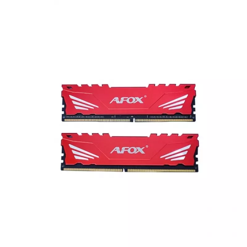 Desktop RAM AFOX GAMING DDR4 2×16GB 32GB 3200MHz CL16 1.35V XMP2 Red