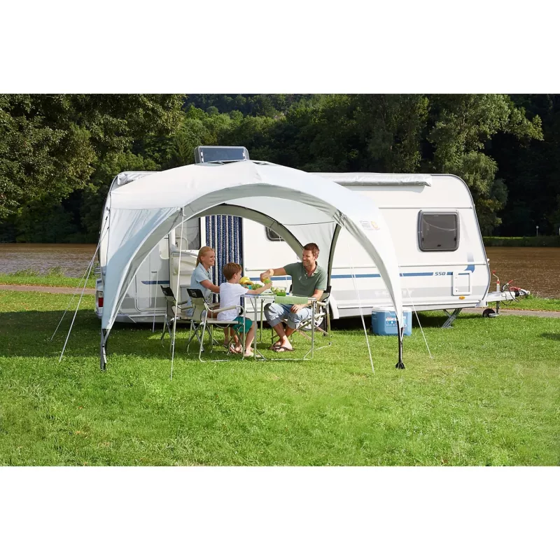 Pavillon Event Shelter, 3,65 x 3,65m (Light Grey/Grey)