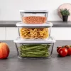 Rommelsbacher Vacuum Sealer Glass Container Set VCG 1, 3-piece (350 ml, 670 ml, 1100 ml), transparent