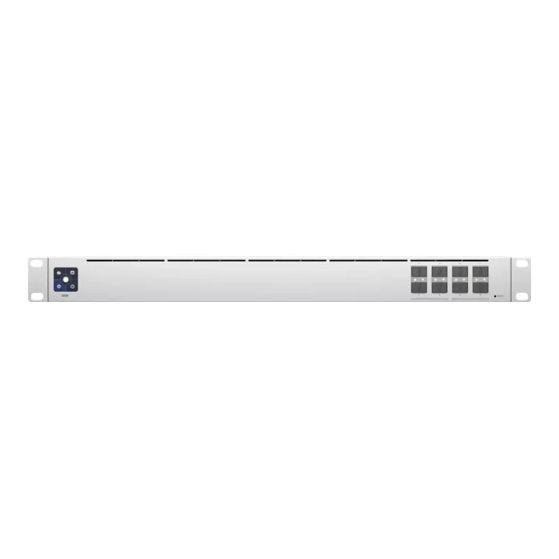 Network switch Managed L2 UBIQUITI USW-Aggregation — 8 SFP+ slots, 10G support, fanless, 1U rack, silver