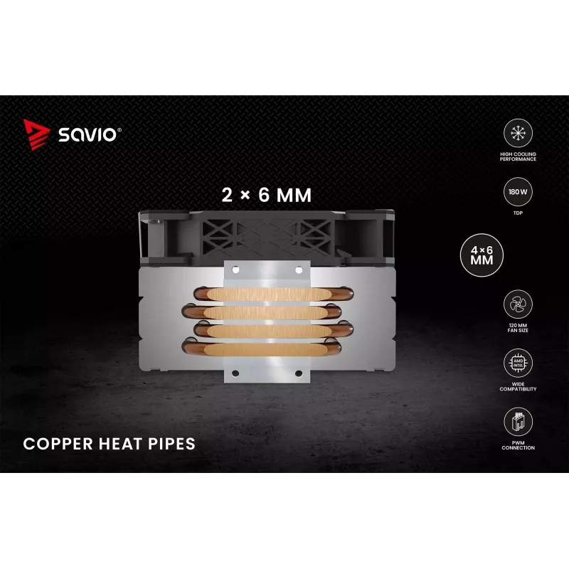 SAVIO VORTEX X2 CPU Cooler