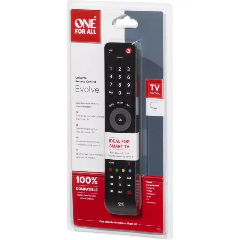 One For All Advanced Evolve TV Remote Control