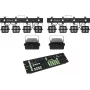Lighting set EUROLITE KLS-180 LED 2x + WF-40 LED 2x with DMX controller