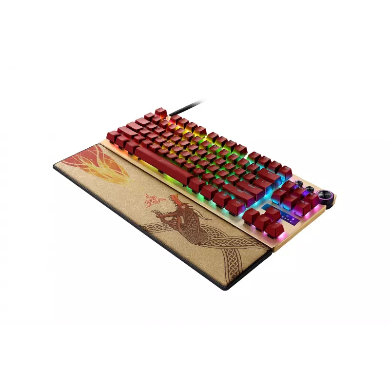 Razer Huntsman V3 Pro Tenkeyless | Gaming Keyboard | Wired | US | Counter-Strike 2 Edition | USB Type-C | Razer Analog Optical Switch Gen-2