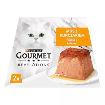 Wet cat food Purina Nestlé GOURMET Revelations Mousse Chicken in Sauce 2 x 57 g pouches
