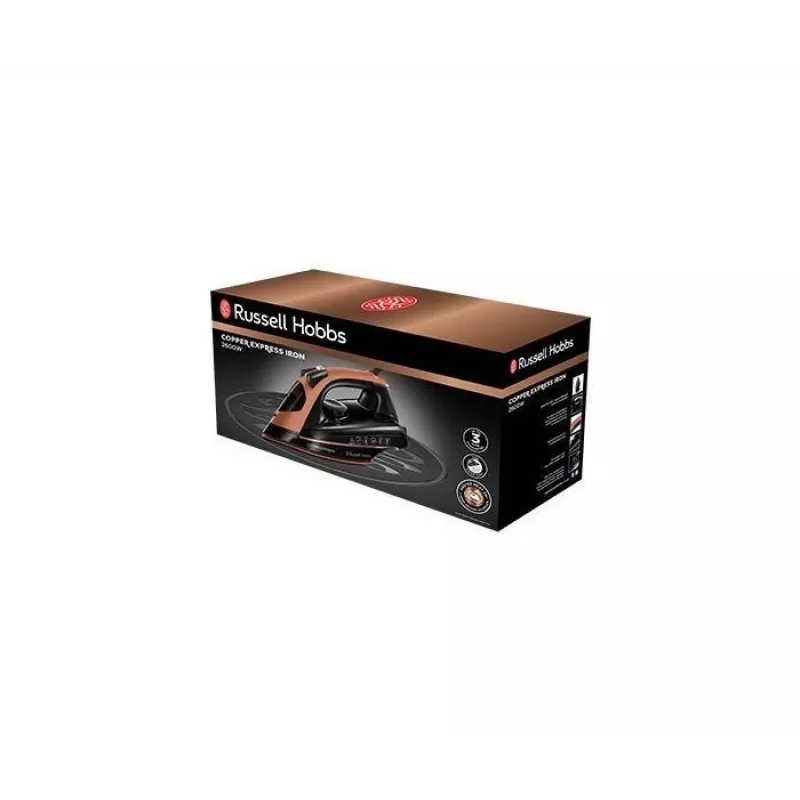 Russell Hobbs Copper Express Dry & Steam iron 2600 W Black, Copper