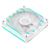 GAMEMAX TORNADO T12 ARGB-RW 120mm White Reverse Blade Case Fan
