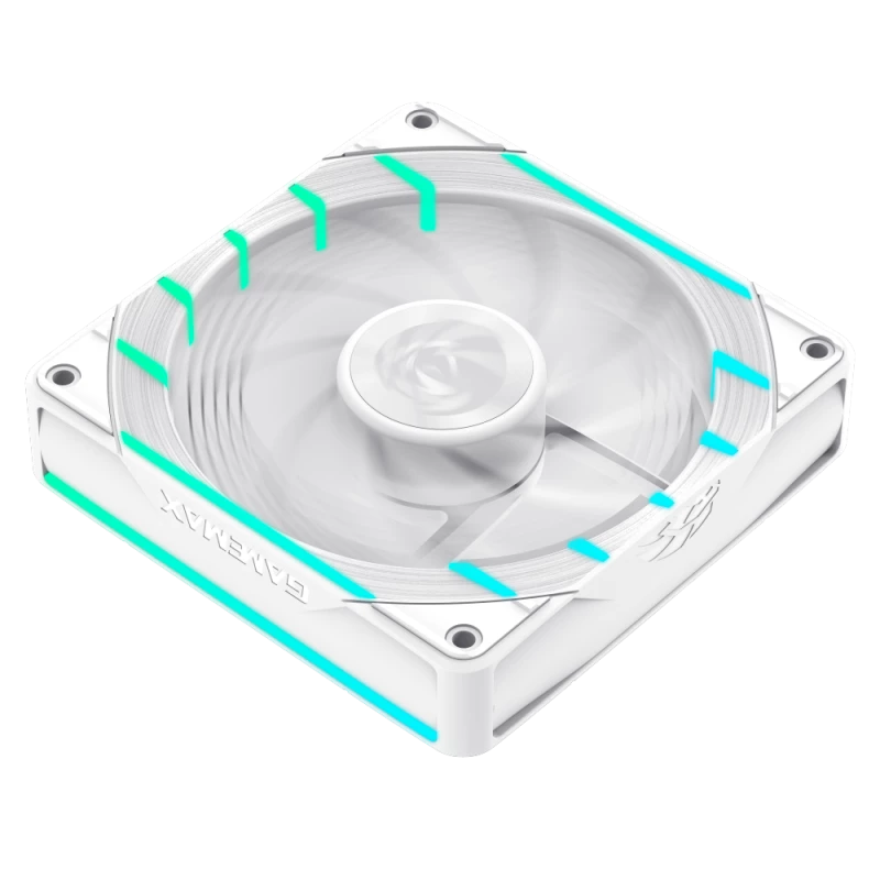 GAMEMAX TORNADO T12 ARGB-RW 120mm White Reverse Blade Case Fan