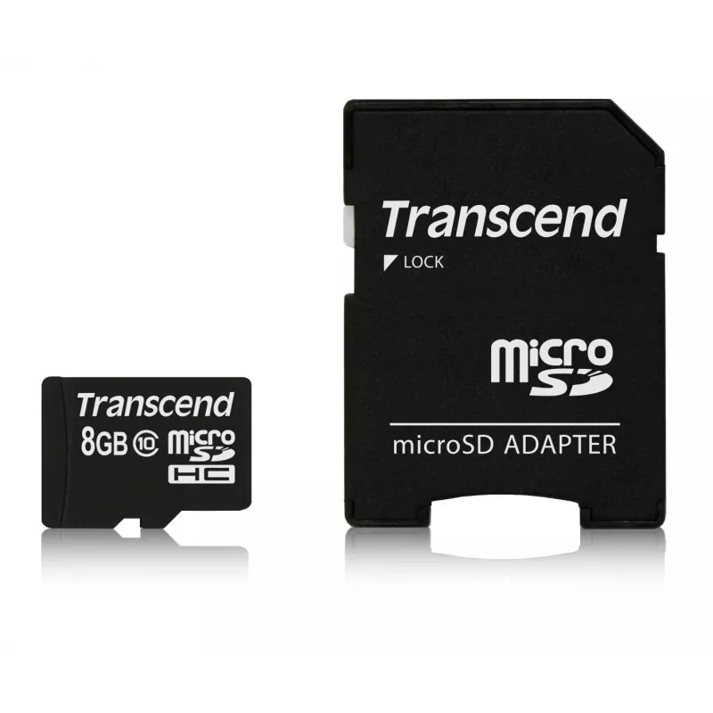 Transcend Premium - Flash Memory Card (microSDHC/SD-Adapter inbegriffen)
