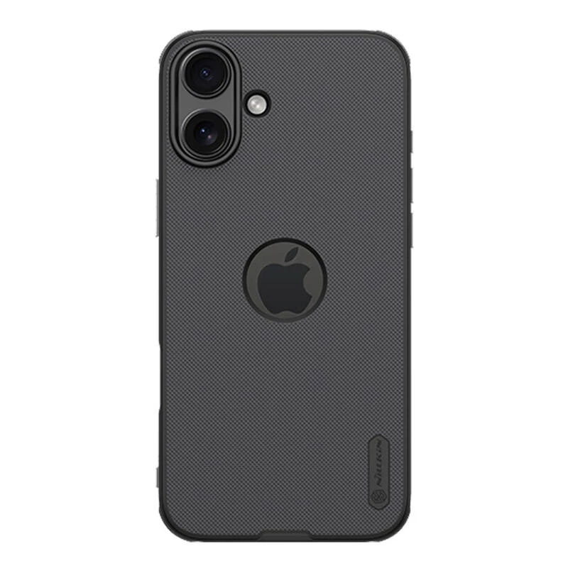 Protective case Nillkin for iPhone 16 Plus Super Frosted Pro — black, slim hard shell