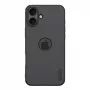 Protective case Nillkin for iPhone 16 Plus Super Frosted Pro — black, slim hard shell