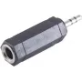 Cable Gender Changer ShiverPeaks BS57050 3.5 mm to 6.3 mm Black