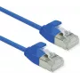 ROLINE GREEN U/FTP Patch Cable Cat.6A (Class EA), LSOH, slim, Blue, 0,5 m (21.44.3342)