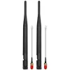 Indoor Wi‑Fi antenna QOLTEC 57046, dual‑band 2.4–2.5 GHz & 5.1–5.8 GHz, 5 dBi, 50 Ω