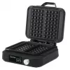 Waffle maker Adler AD 3087 — electric Belgian waffle iron, 2200 W, 2 rectangular plates 9×17 cm, black