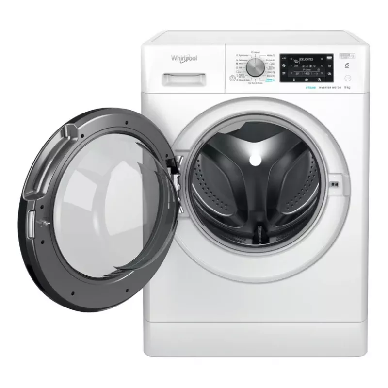 WHIRLPOOL Washing machine FFD 9489 BV EE, 9kg, 1400 rpm, Energy class A, Depth 63 cm, Inverter motor, Black doors
