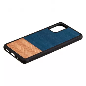 Phone case Man and Wood Galaxy S20+ denim black — protective cover for Samsung Galaxy S20+