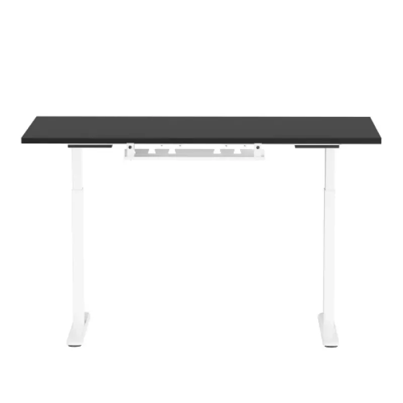 Adjustable Height Table Up Up Bjorn White, Table top M Black