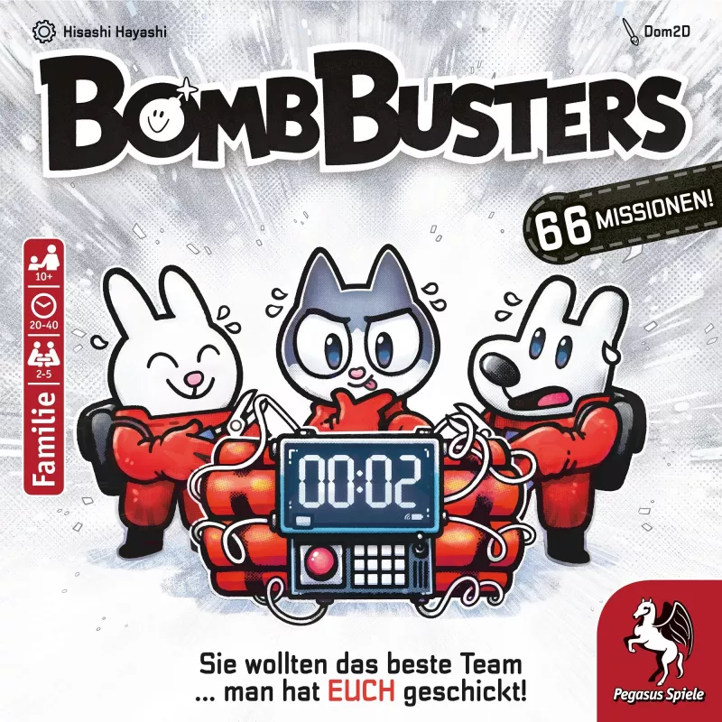 Board game Pegasus Spiele Pegasus Bomb Busters (Spiel des Jahres 2025) – family strategy game