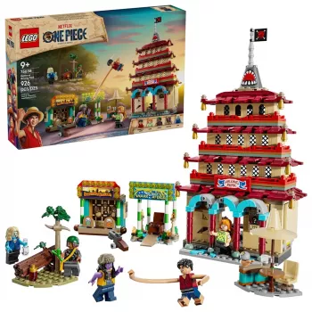 LEGO set One Piece Arlong Park 75638 — 926 pcs, 5 minifigures, recommended age 9+, detailed scenery