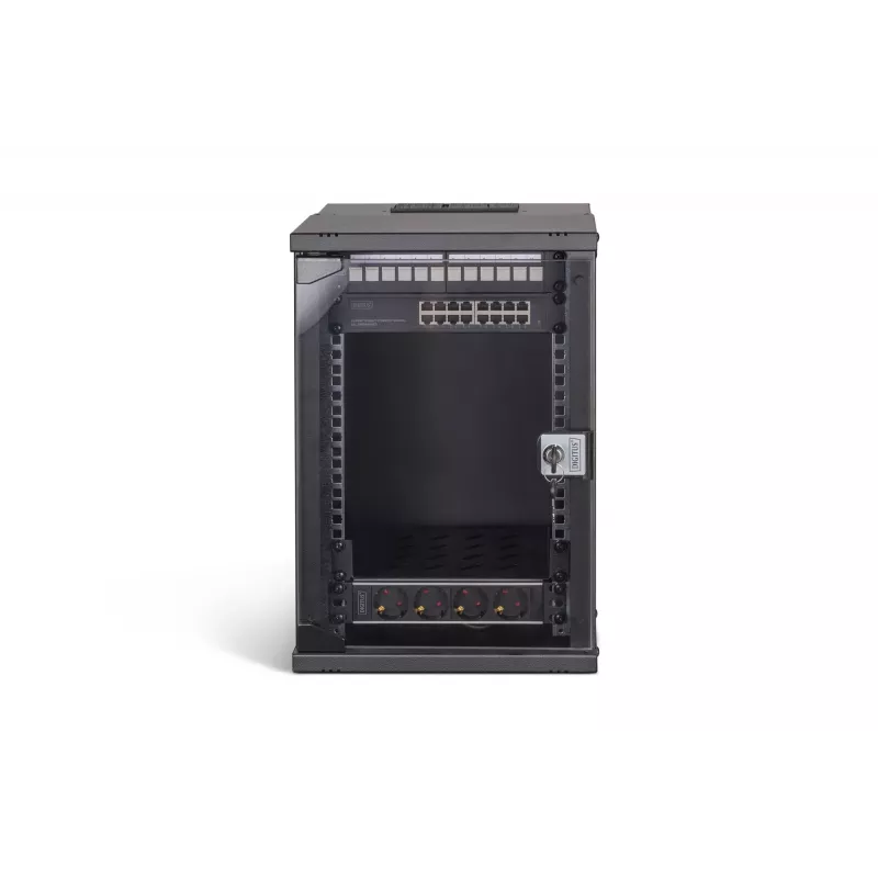 DIGITUS SOHO Pro Network Set, 254 mm (10 inch) - 9U, 315 x 300 mm (W x D)