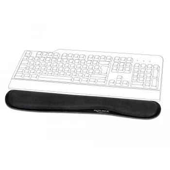 Wrist Rest DeLOCK 12558 Black