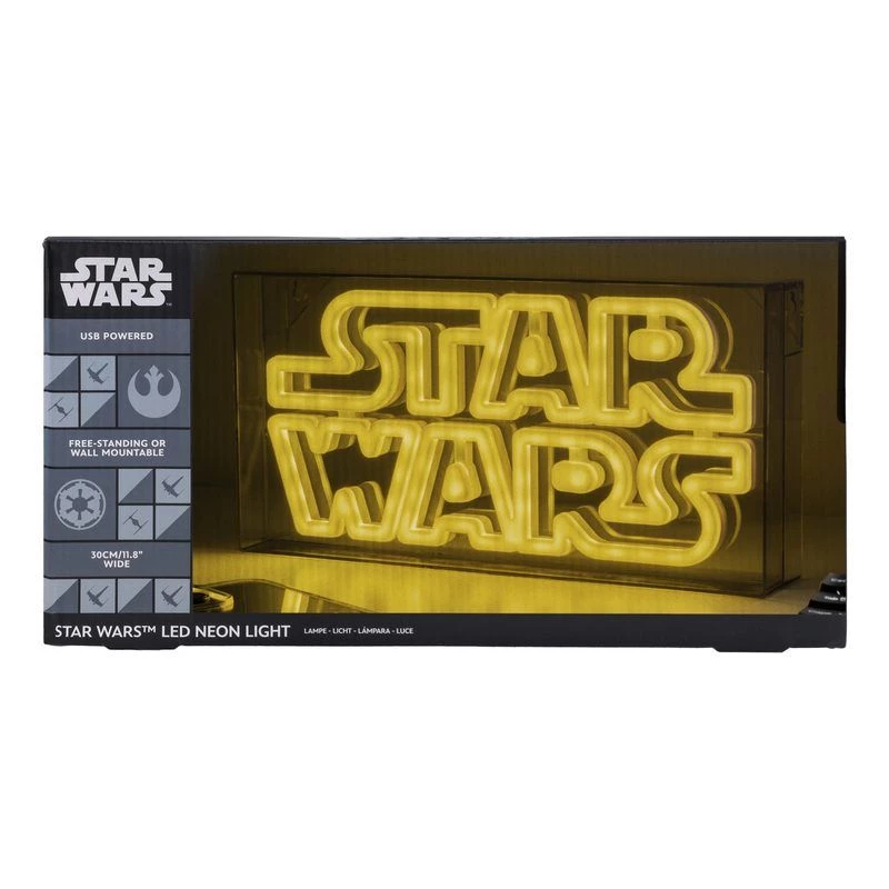 LED neon light Paladone Star Wars design PP13123SW — decorative LED sign for wall or shelf