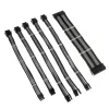 Cable extension kit Kolink Core Adept — braided PET jacket, copper conductors, 300–350 mm lengths, 6-piece set