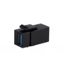 Microconnect KEYSTONE-USBA keystone module Black 5g