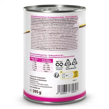 Wet dog food Wolfsblut VetLine Hypoallergenic Horse 395 g can, complete feed for adult dogs, protein 10%, fat 4.5%, moisture 80%