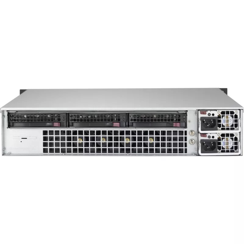 Super Micro Supermicro SC823M TQC-R802LPB - Rack - rack-mountable - 2U - verbessertes, erweitertes ATX - SATA/SAS - Hot-Swap 800 Watt - Black (CSE-823MTQC-R802LPB)