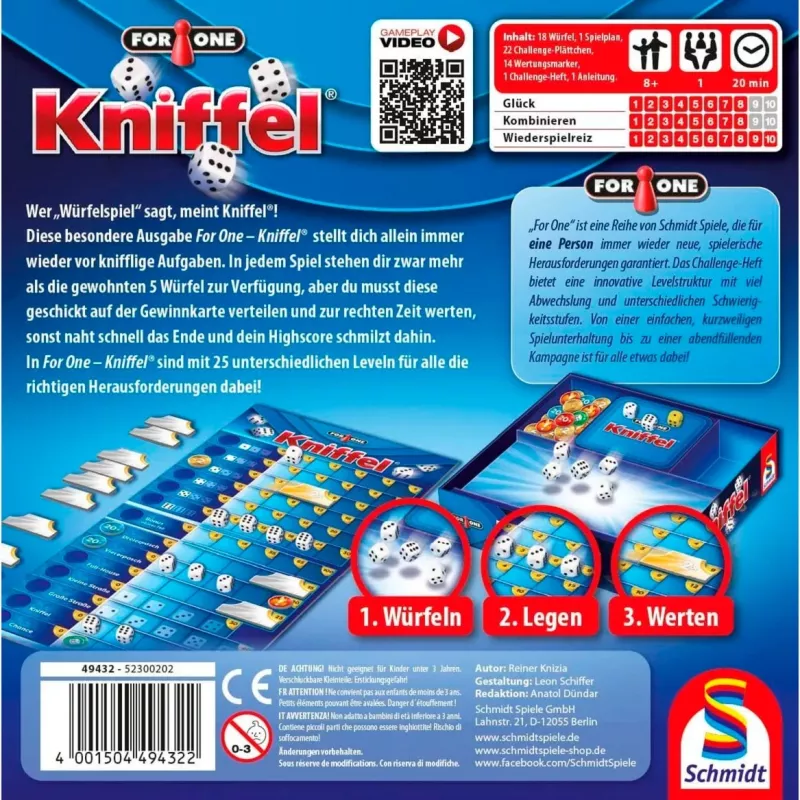For One - Kniffel, Dice Game