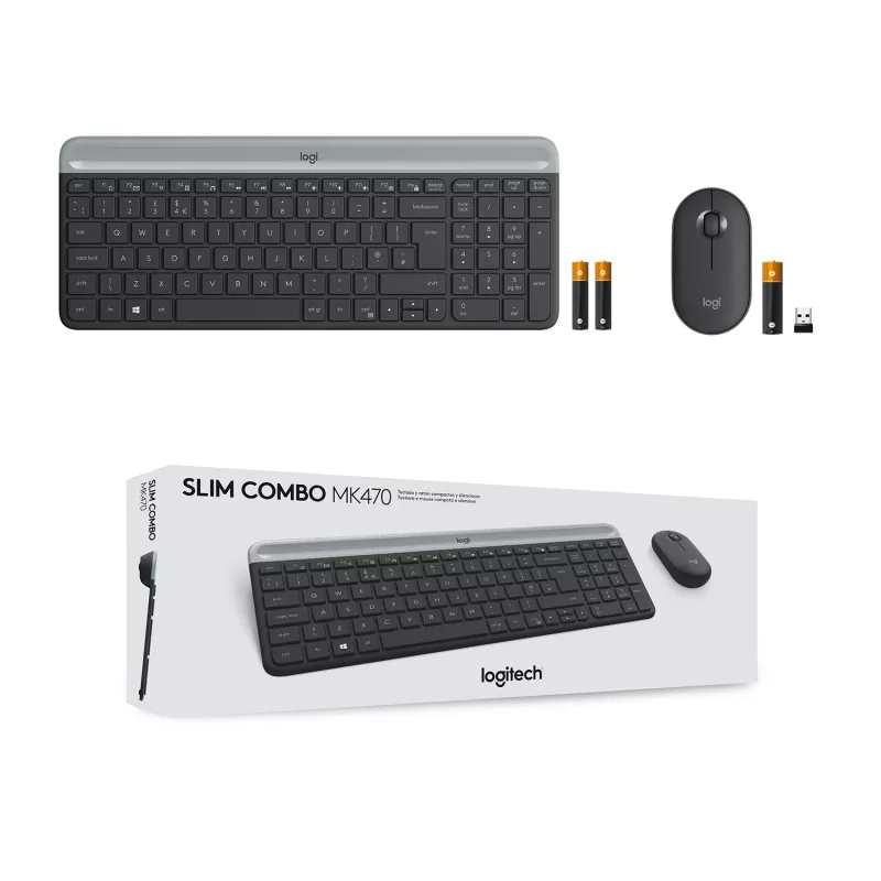 Keyboard and Mouse Combo Logitech MK470 Slim Combo