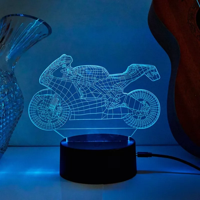 LED vehicle RGB 3D light decoration MANTA SNL120RGB — RGB lamp for cars and motorcycles