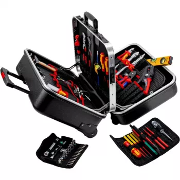 Knipex 00 21 41 mechanics tool set 63 tools