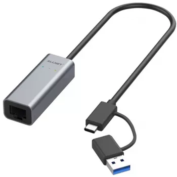 Ethernet adapter ALLNET ALL-NC-2.5G-USBC_A USB 3.0 Type-C & Type-A 2.5 Gbps Multi‑Gigabit LAN