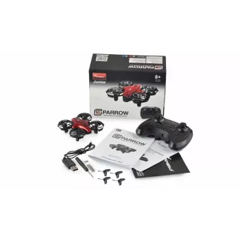 Camera Drone Amewi 25324 Mini-drone 300 mAh Black Red