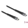 USB Cable DeLOCK 81126 USB 2.0 3m USB C Black