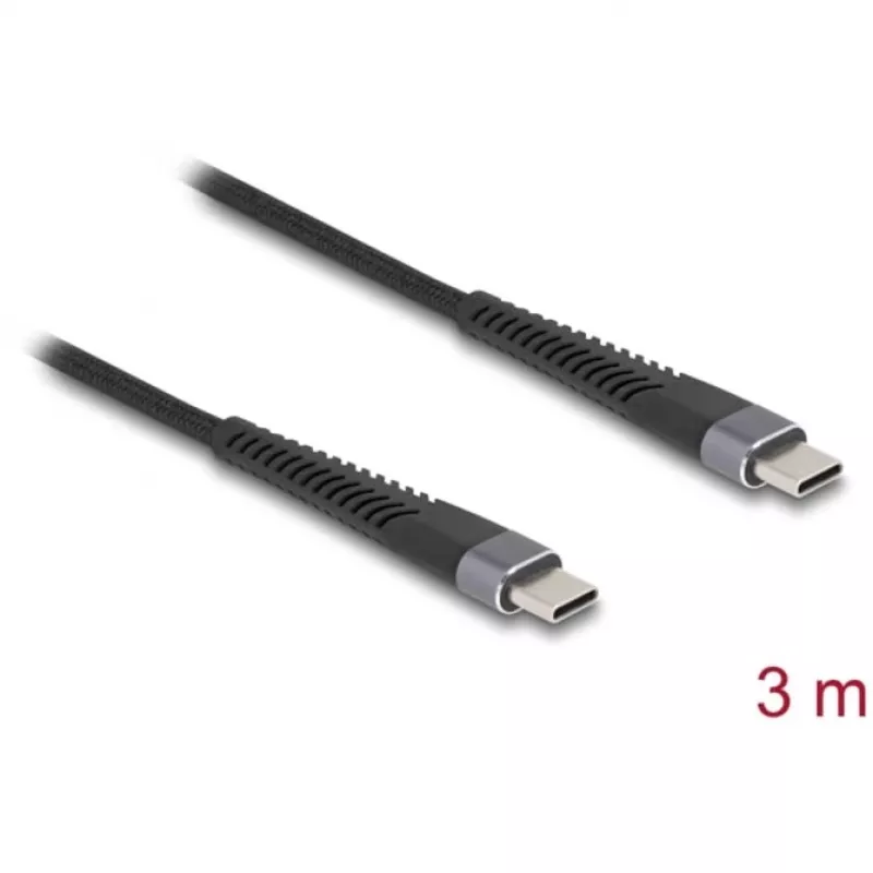 USB Cable DeLOCK 81126 USB 2.0 3m USB C Black