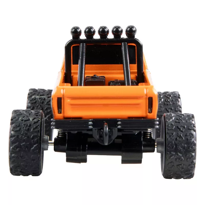 Remote Control Monster Truck Amewi DieCast 1:64 RTR Orange, Die-cast Body, Ready-to-Run