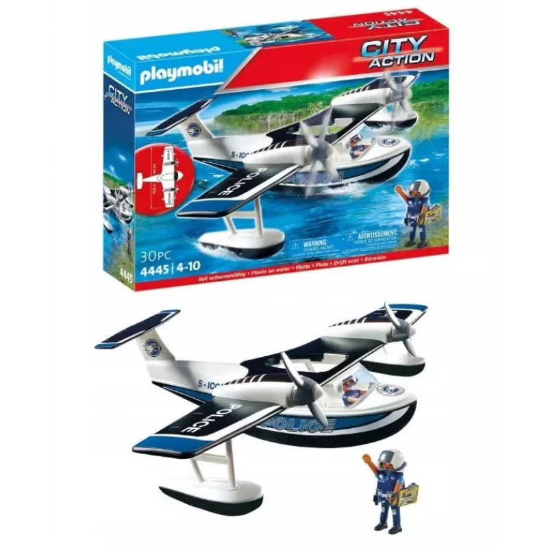 Figures set City Action 4445 Police Seaplane