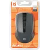 Wireless Optical Mouse DEFENDER MM-935 RF, ambidextrous, 1600 DPI, grey, USB receiver, AAA batteries