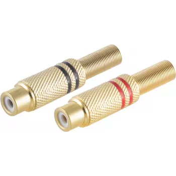 Wire Connector RCA Gold ShiverPeaks BS52021-SET