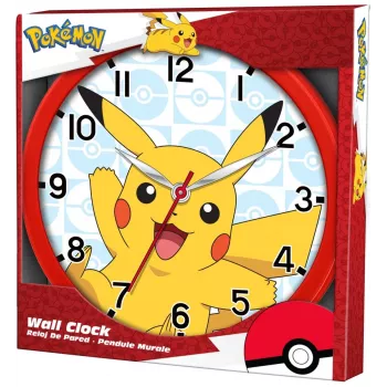 Wallclock Pokemon Pikachu 25cm